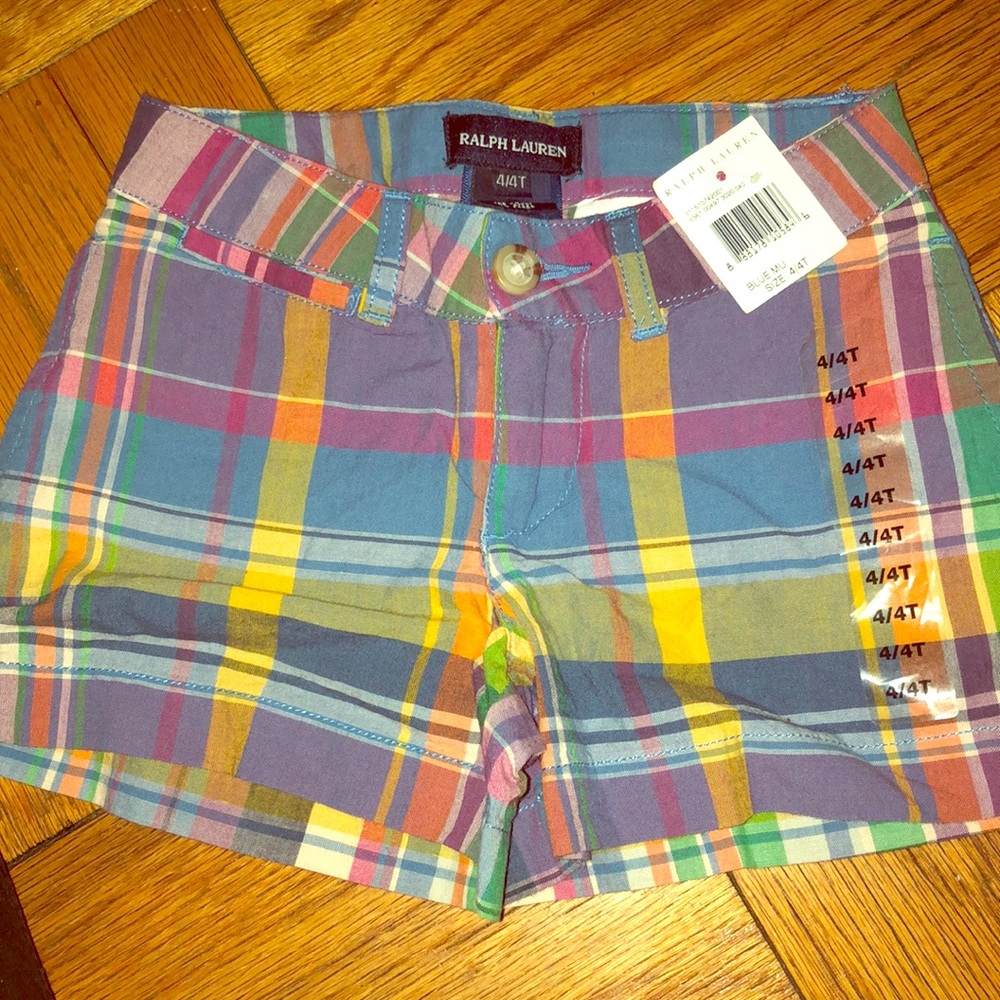 Multi color plaid Polo Ralph Lauren shorts